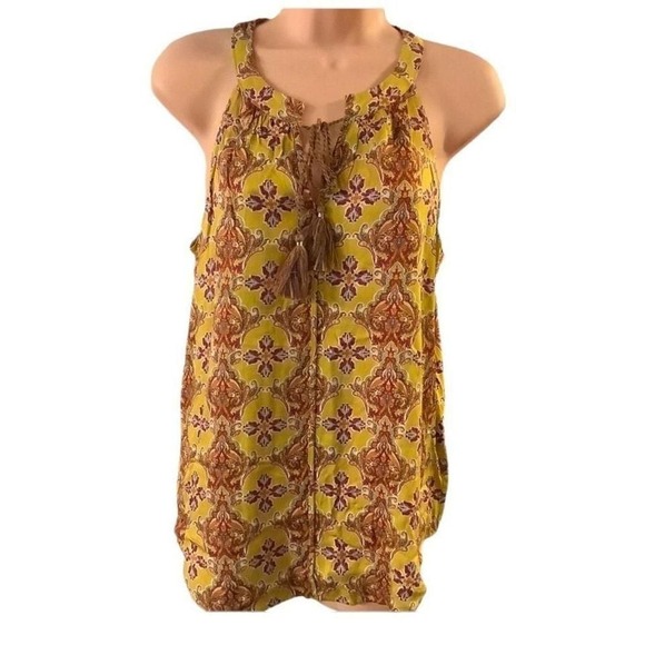 Rose‎ +Olive blouse Size S - Picture 1 of 5